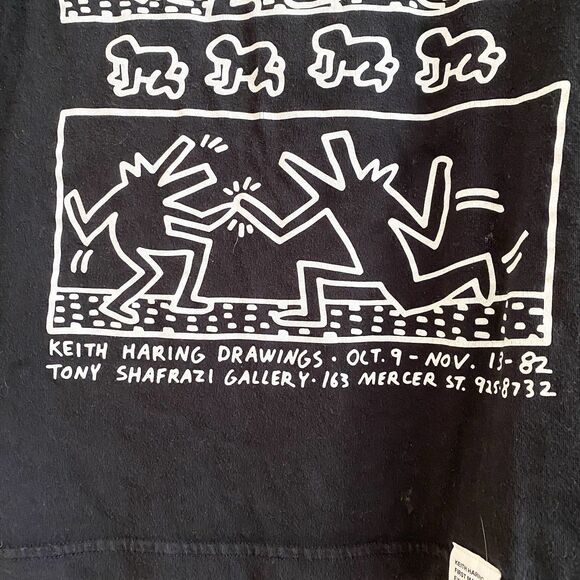 Keith Haring X Uniqlo First Major Exhibition Black Men’s T-Shirt Size XXS - Picture 2 of 10